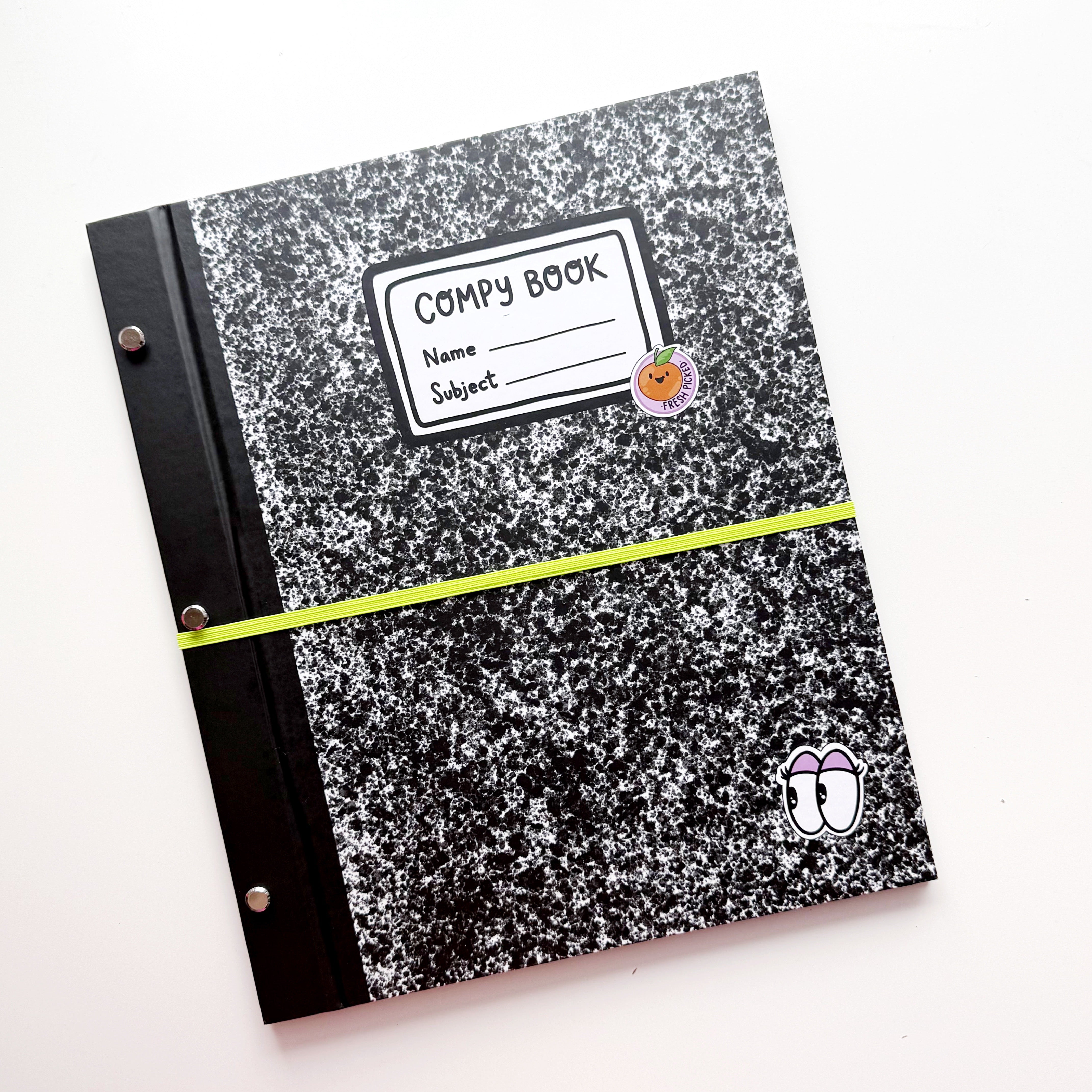 Black Compy Book Art Journal