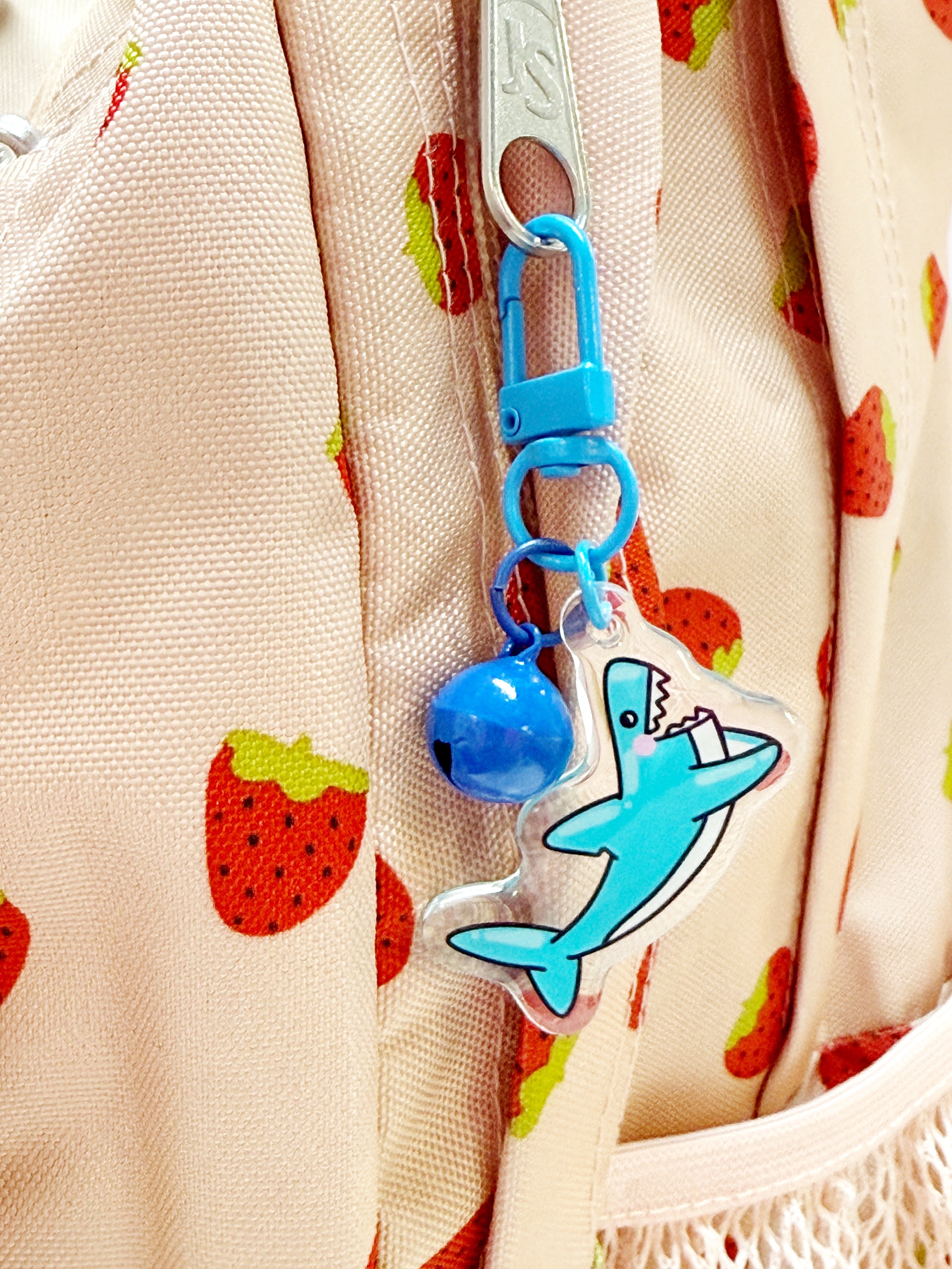 Hello Sharky Mini Bag Charm