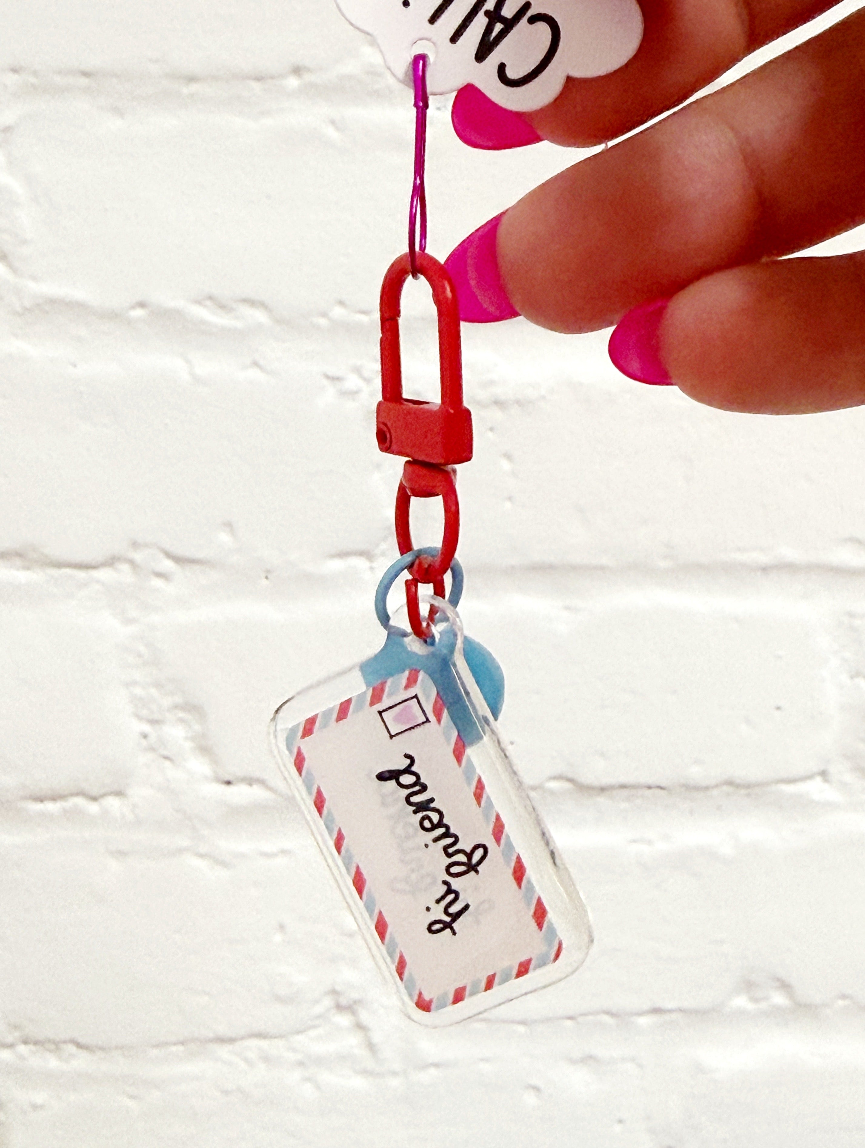 Pen Pal Mini Bag Charm
