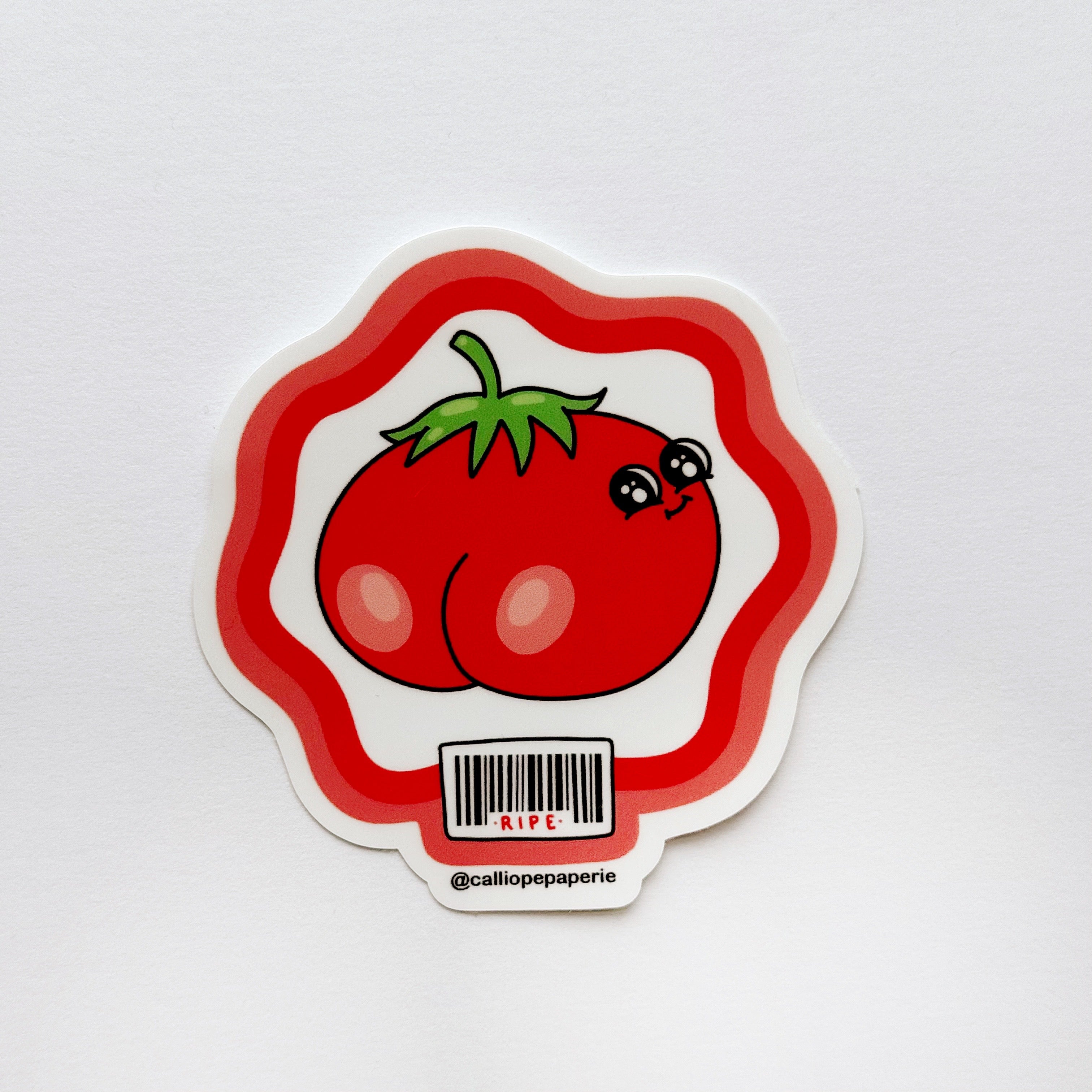 Cheeky Tomato Sticker – Calliope Paperie
