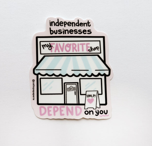Independent Businesses Sticker