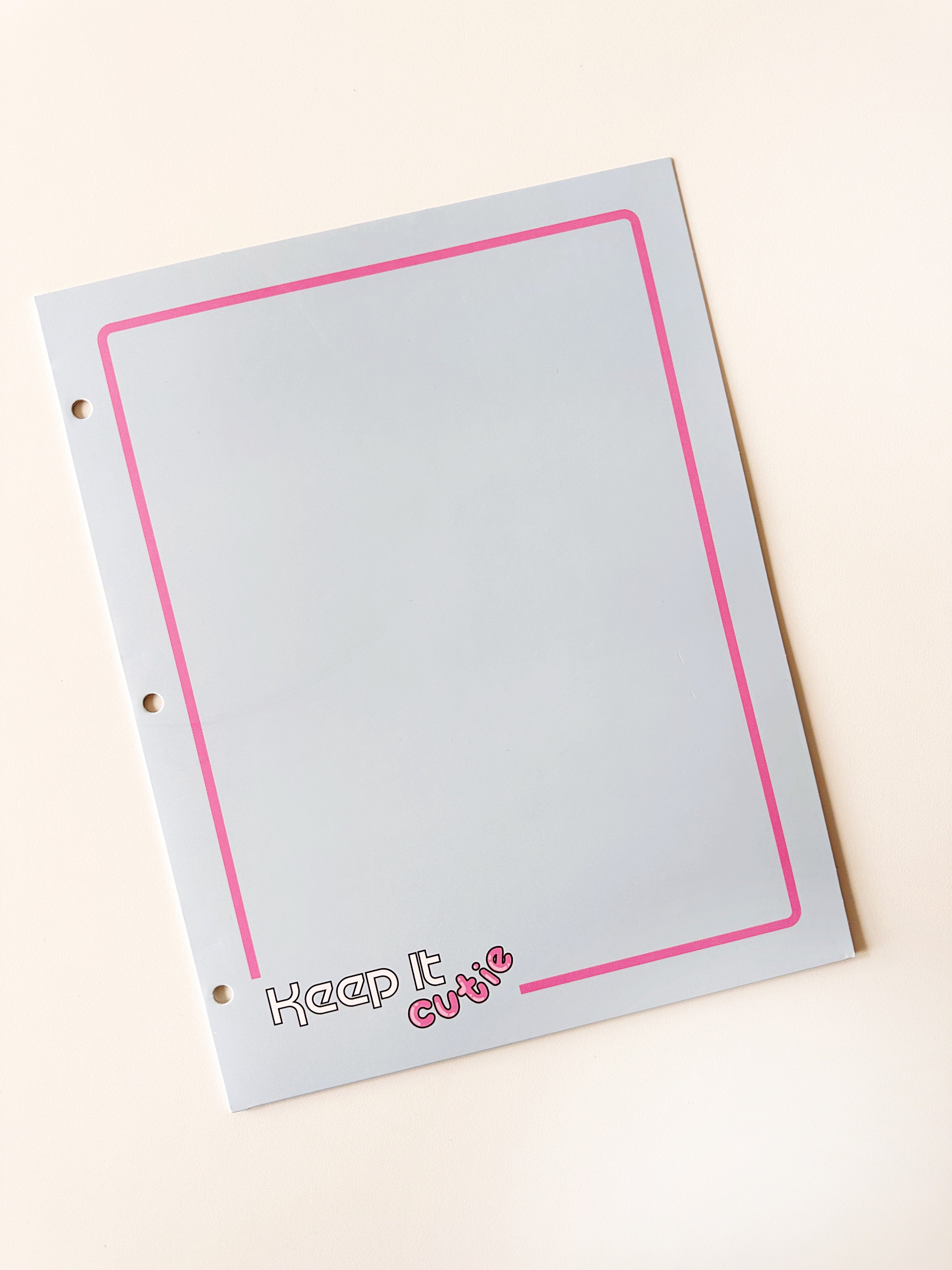 Pocket Folder - Classic Pinstripe