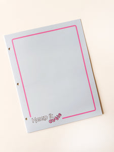 Pocket Folder - Classic Pinstripe