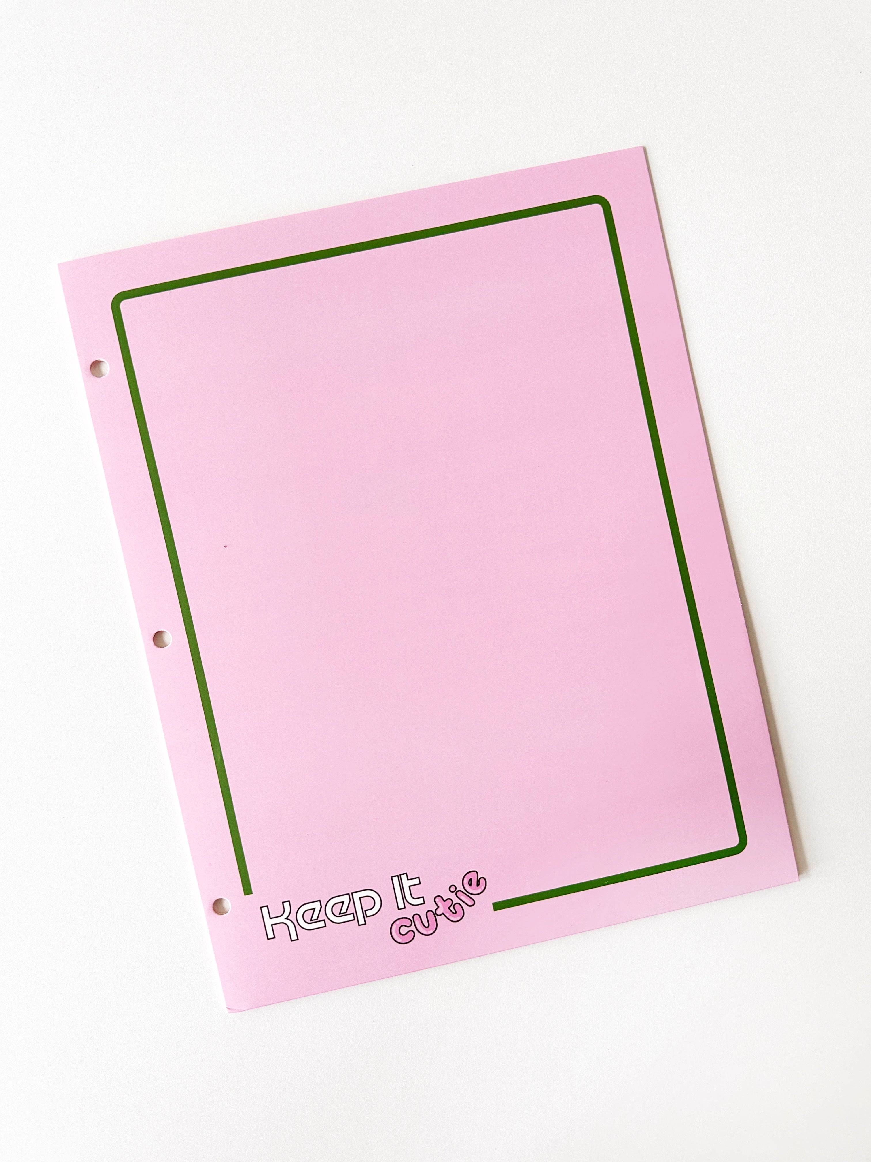 Pocket Folder - Classic Pinstripe