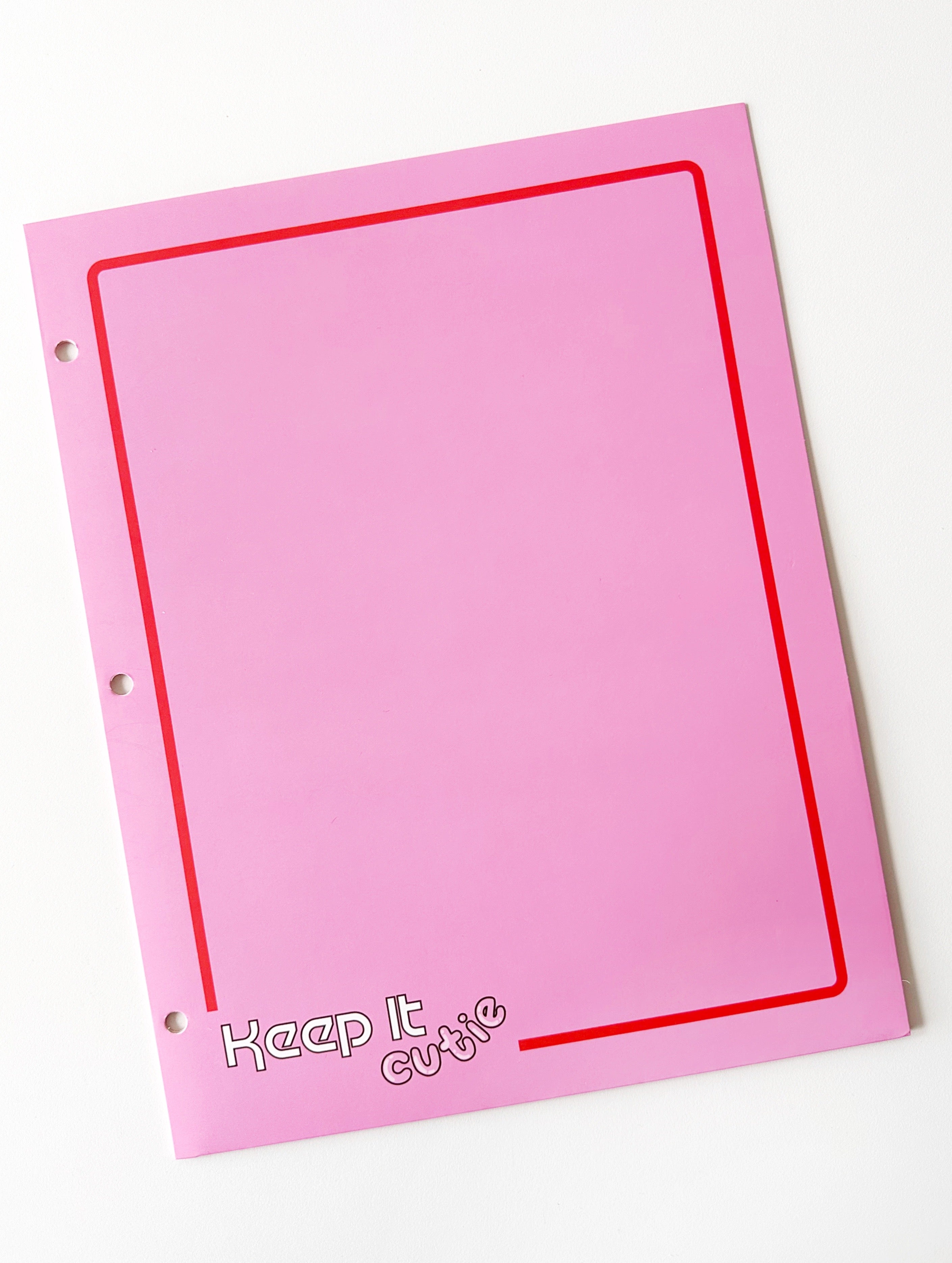 Pocket Folder - Classic Pinstripe