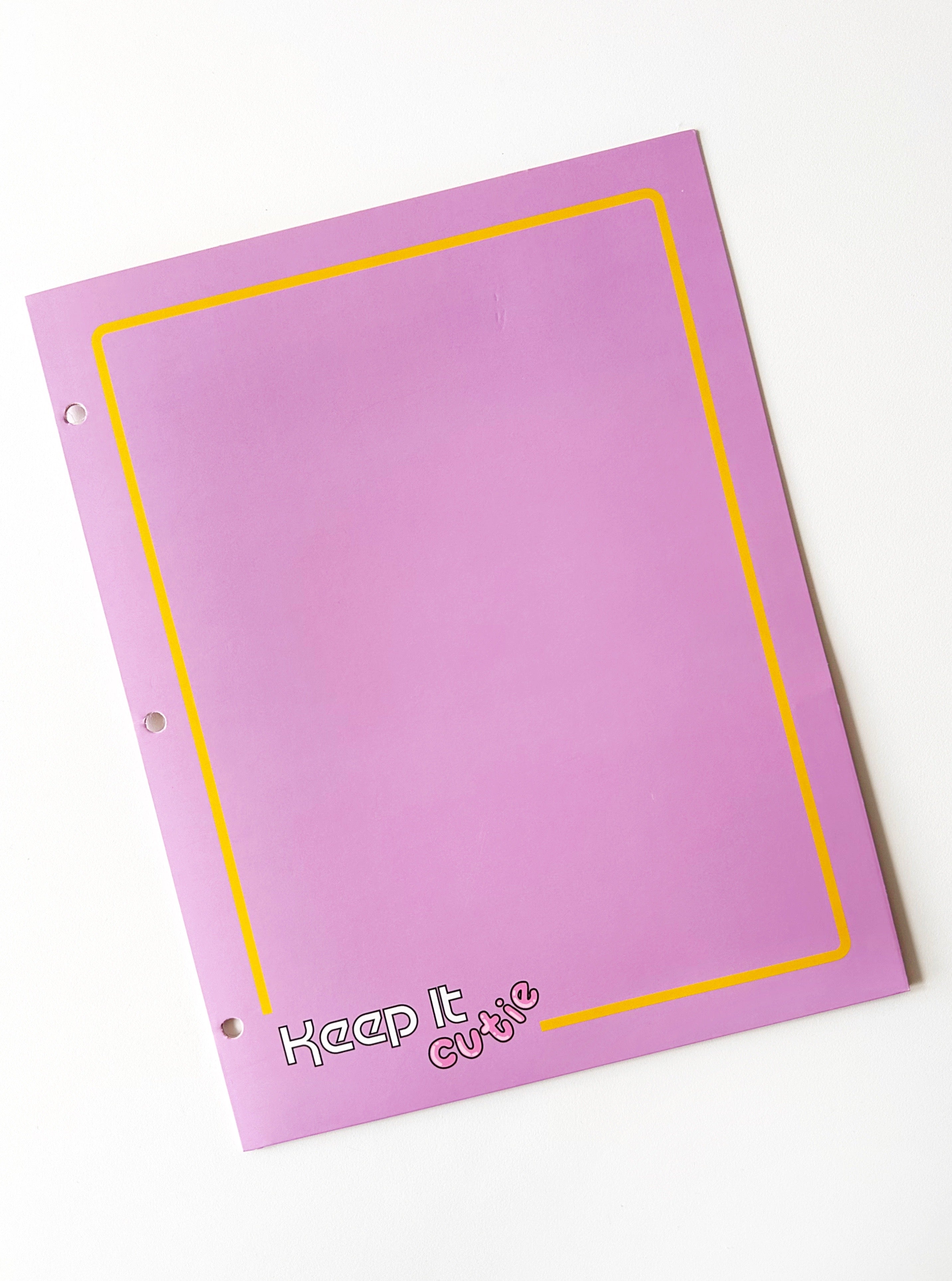 Pocket Folder - Classic Pinstripe