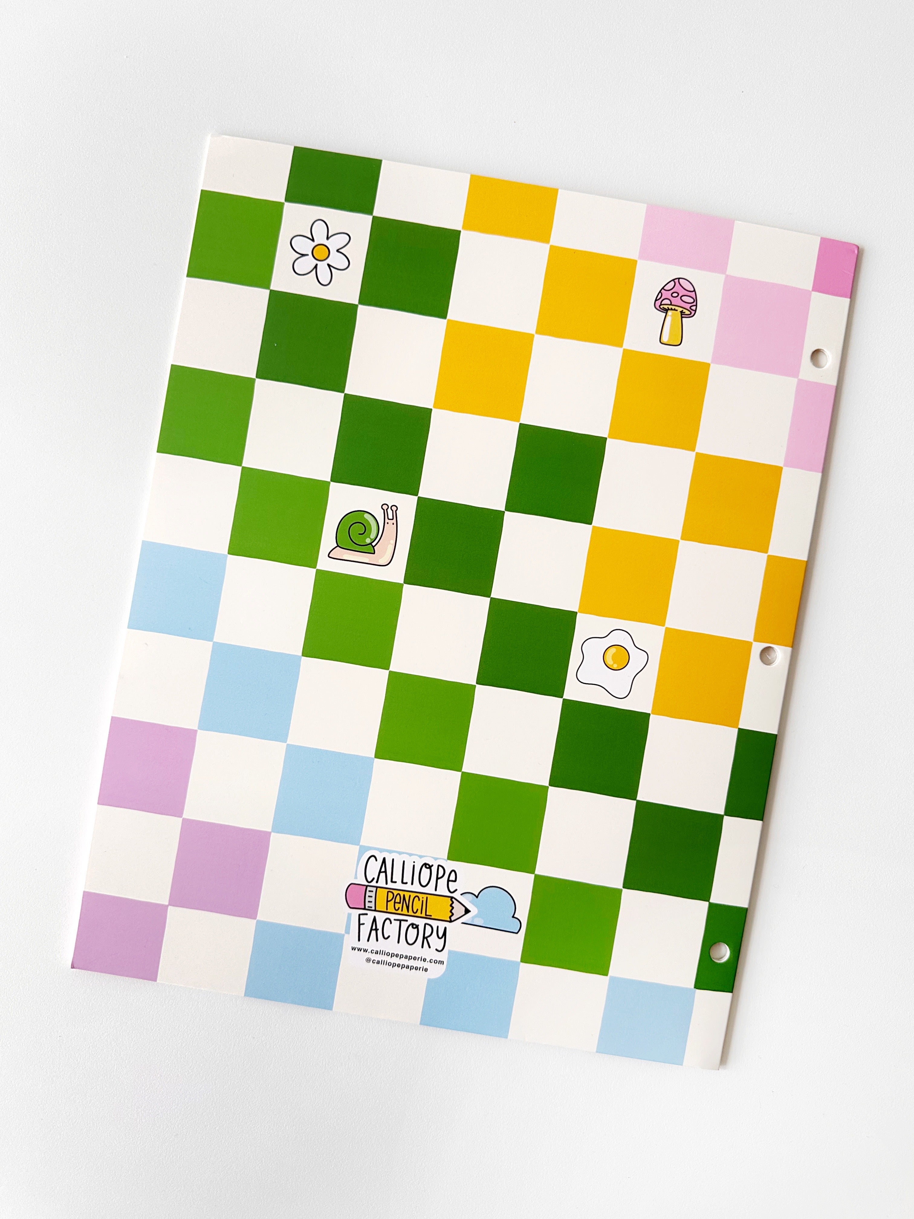 Pocket Folder - Hello Rainbow Check