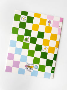 Pocket Folder - Hello Rainbow Check