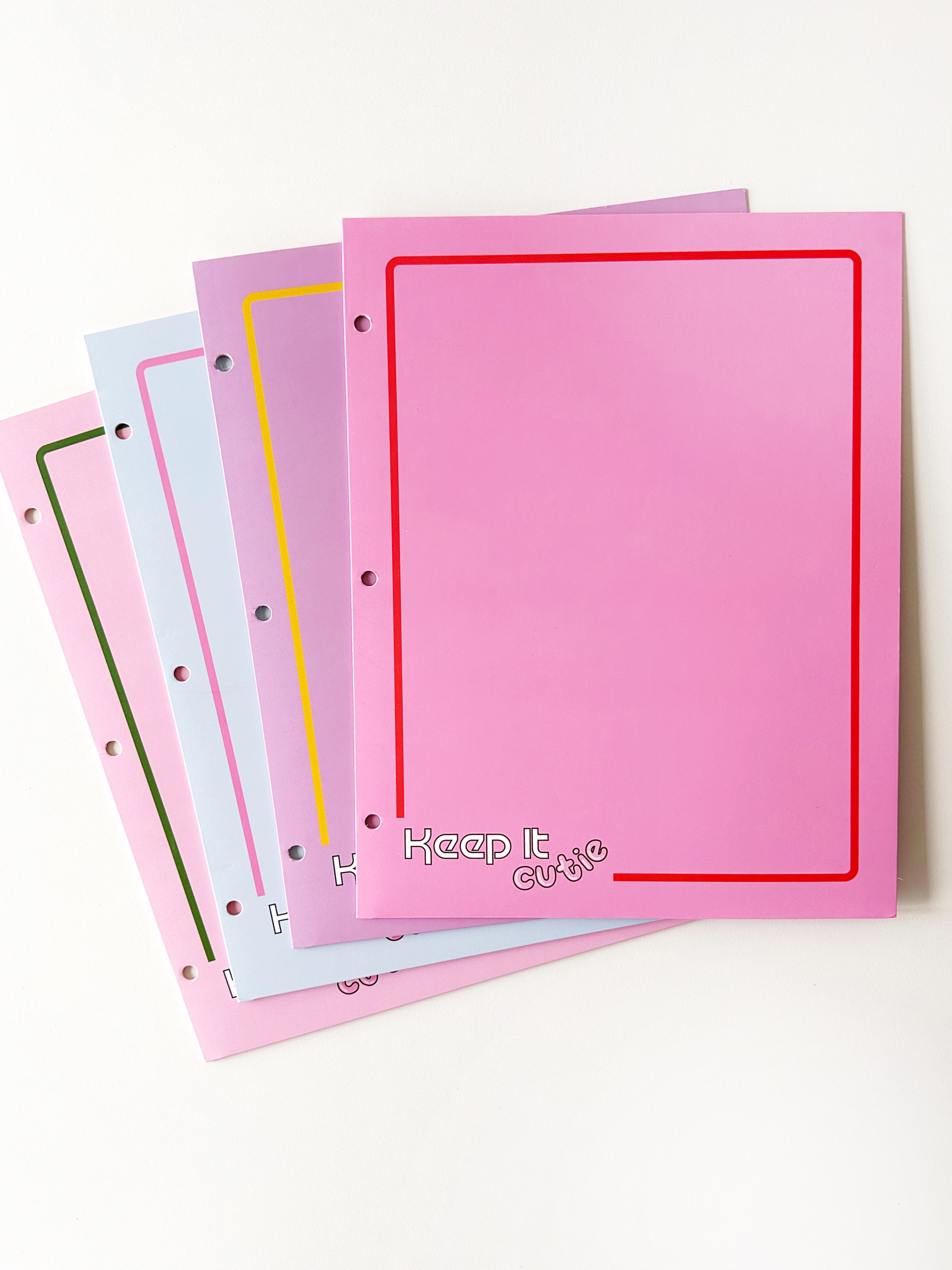 Pocket Folder - Classic Pinstripe
