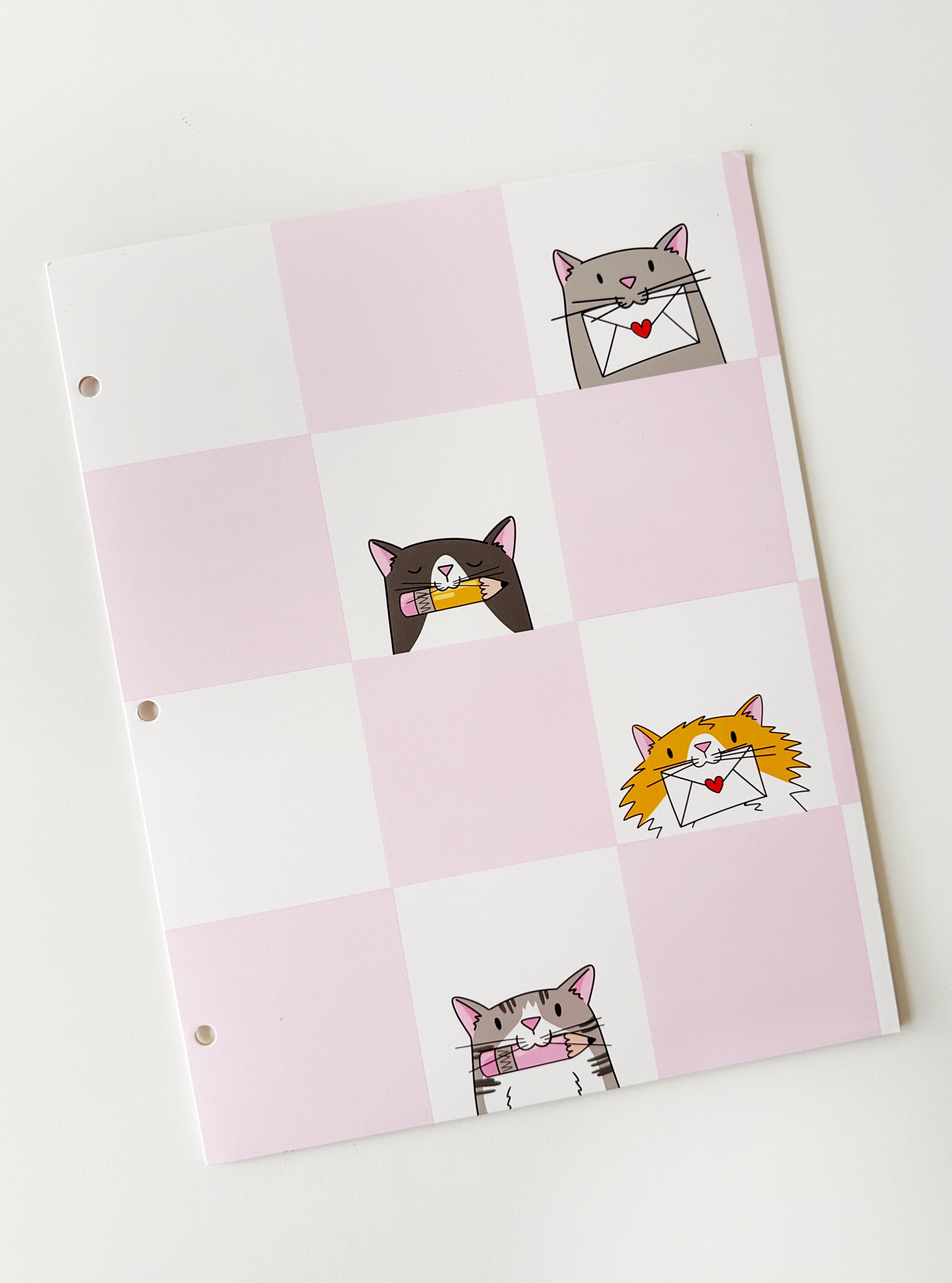 Pocket Folder - Stationery Kitties