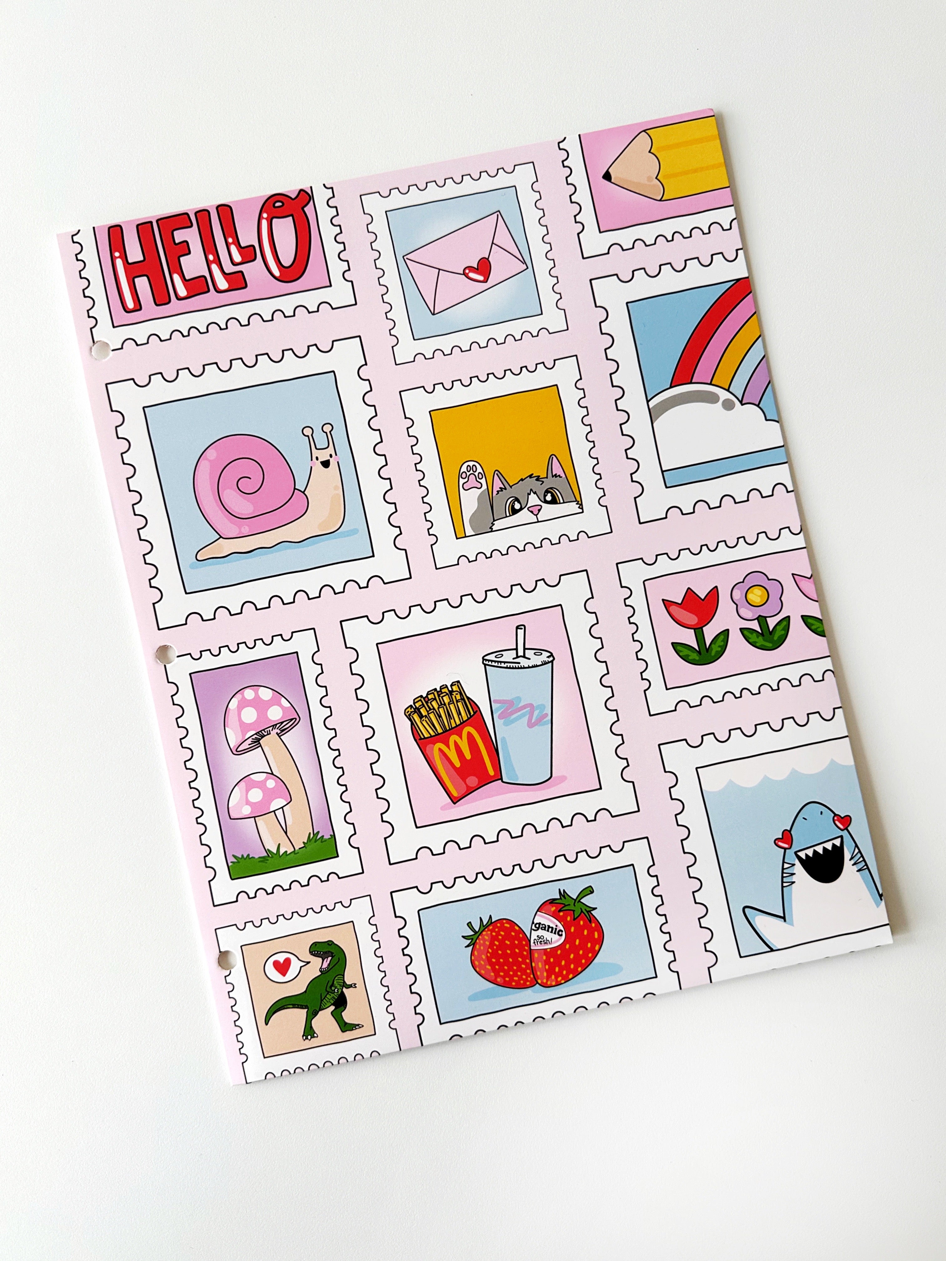Pocket Folder - Sweet Stamps