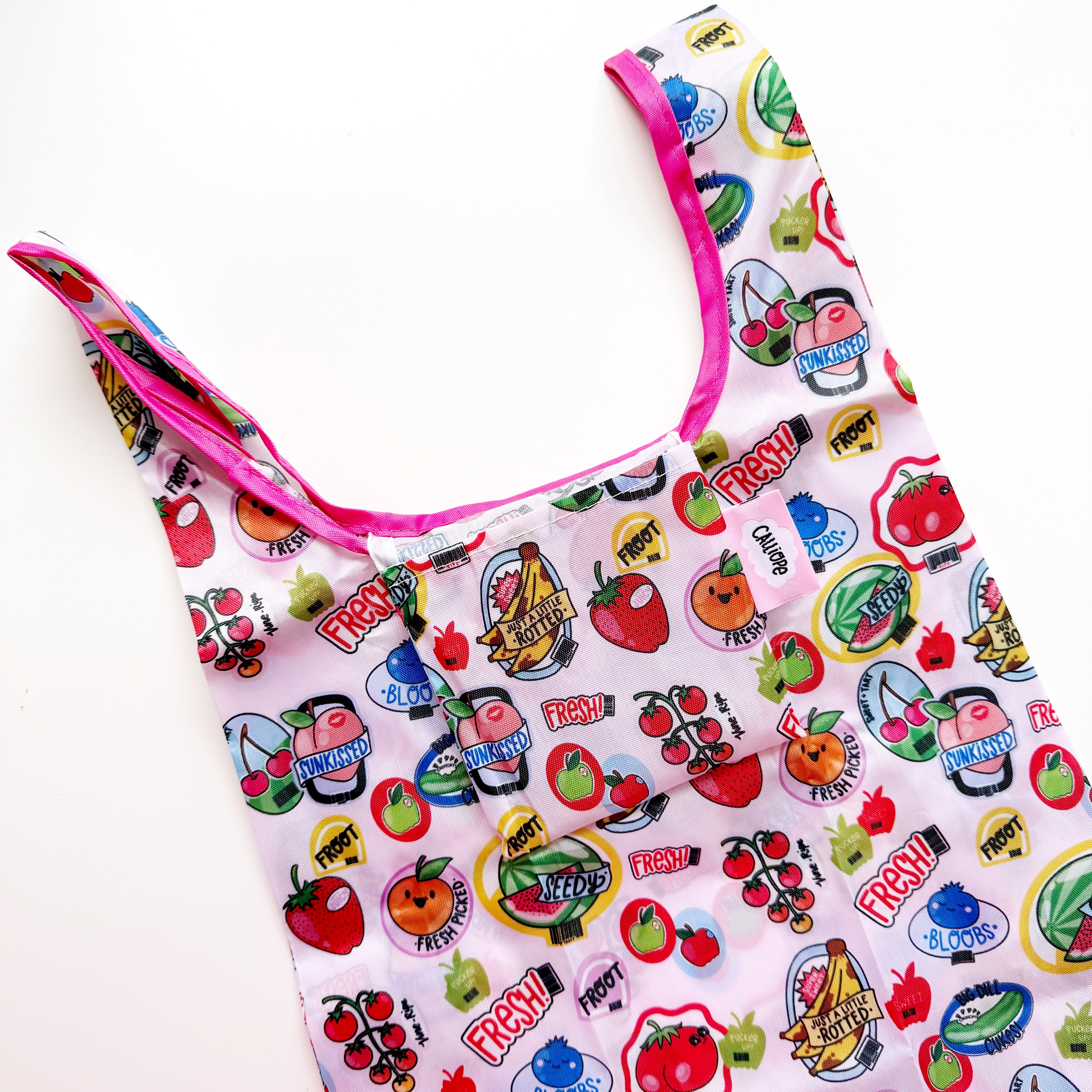 Froot Stickers Mini Reusable Tote