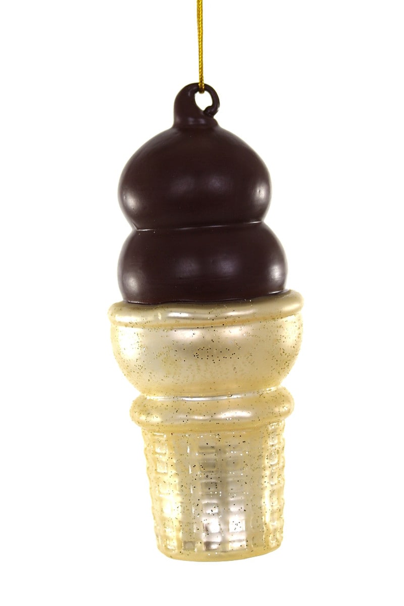 Chocolate Dip Cone Ornament