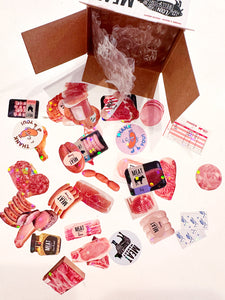 Meat Box Sticker Flakes