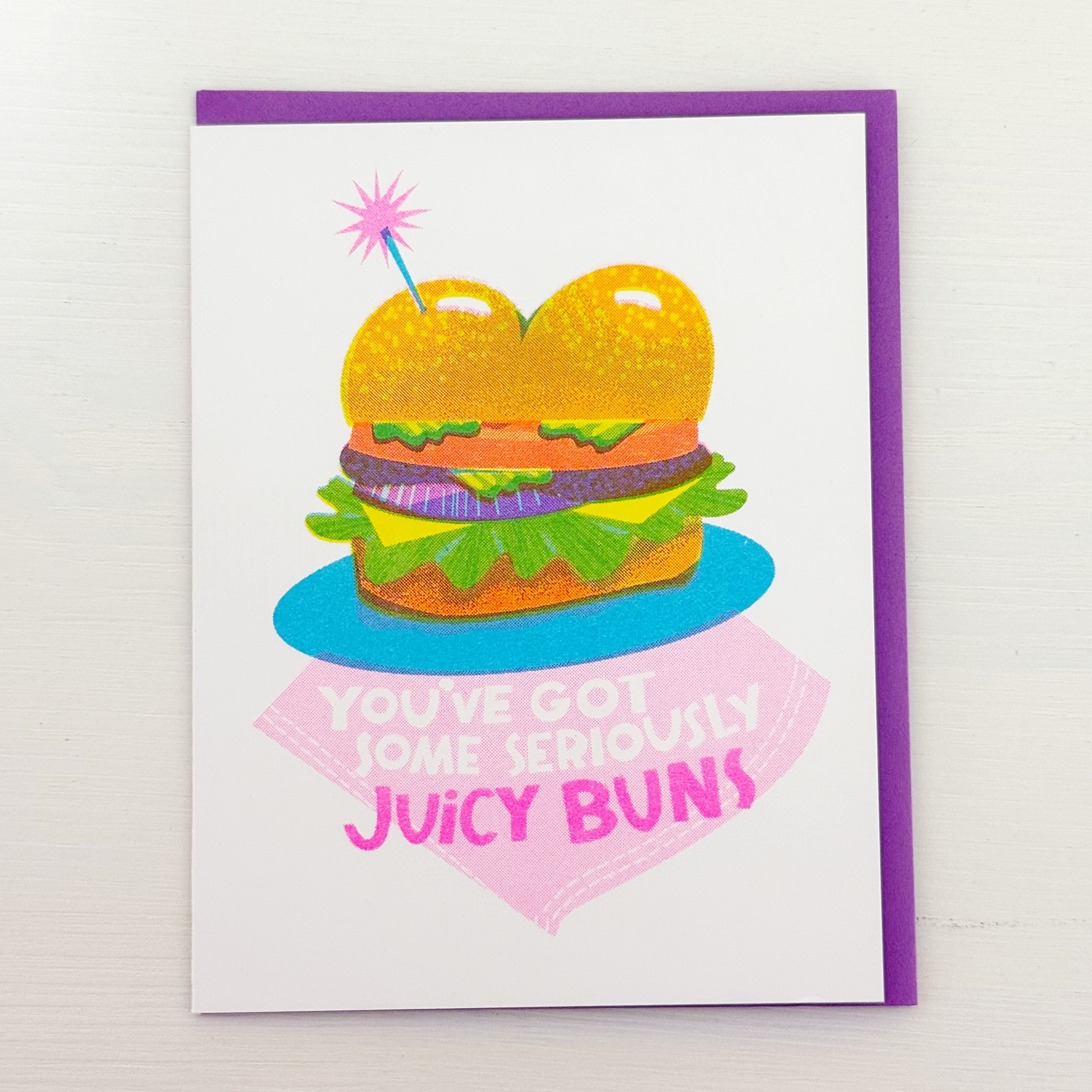 Juicy Buns Love Card