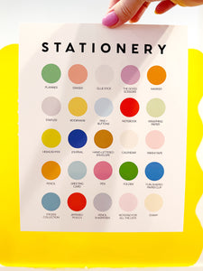 Stationery Swatches Print