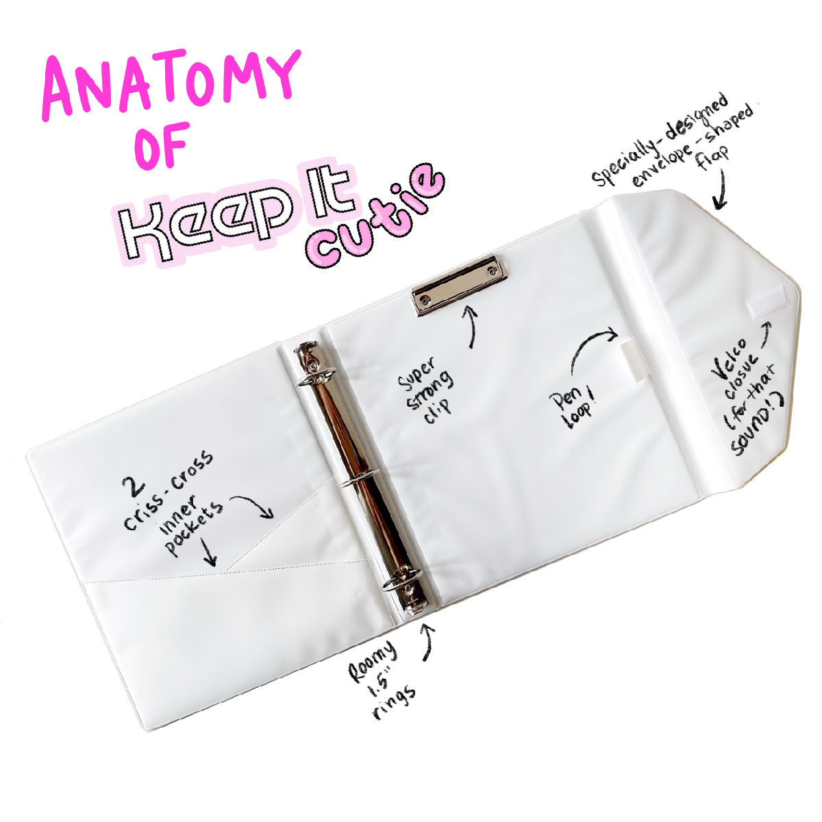 Keep It Cutie - Pink Compy Book
