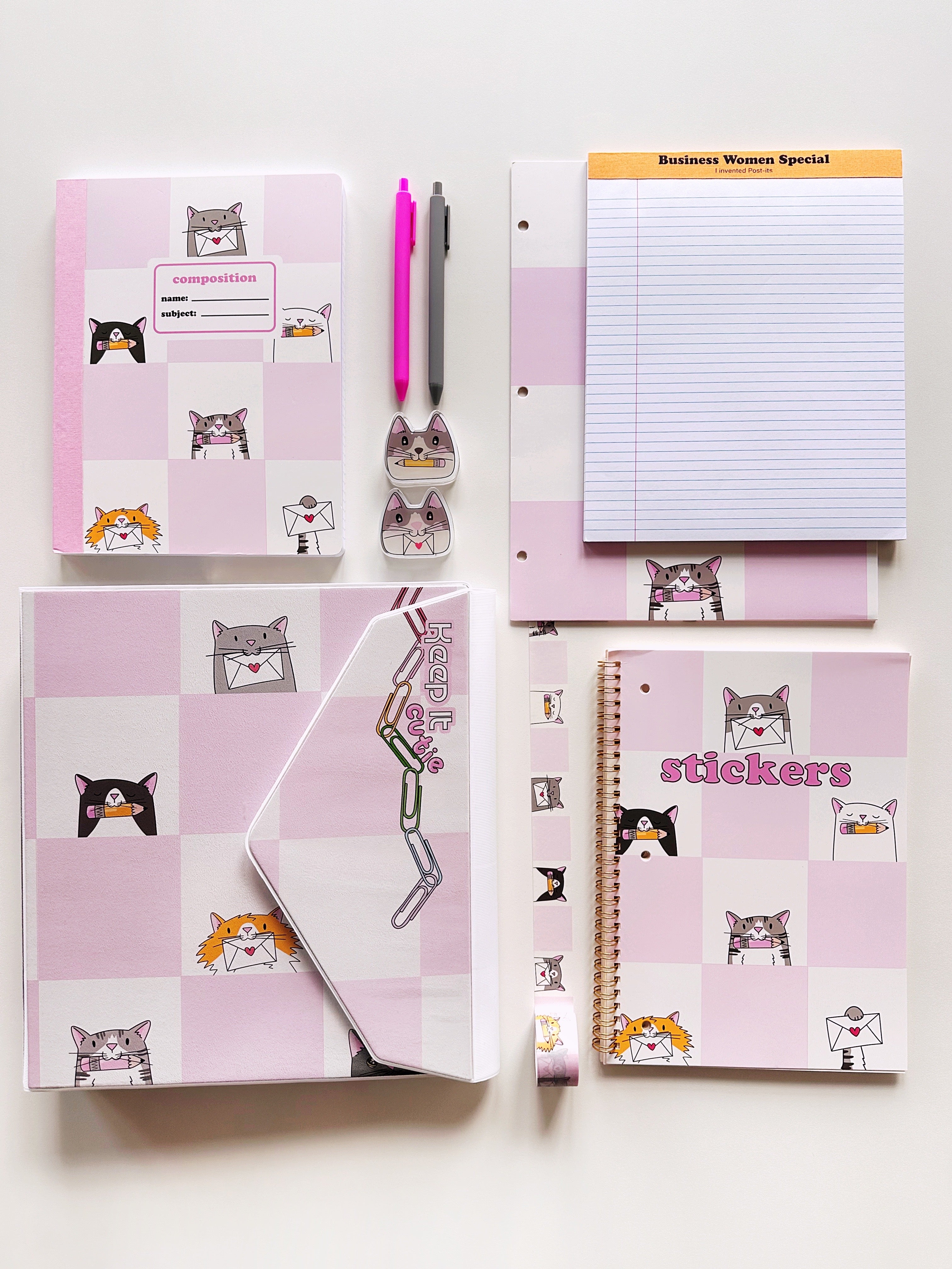 Keep It Cutie - Stationery Kitties