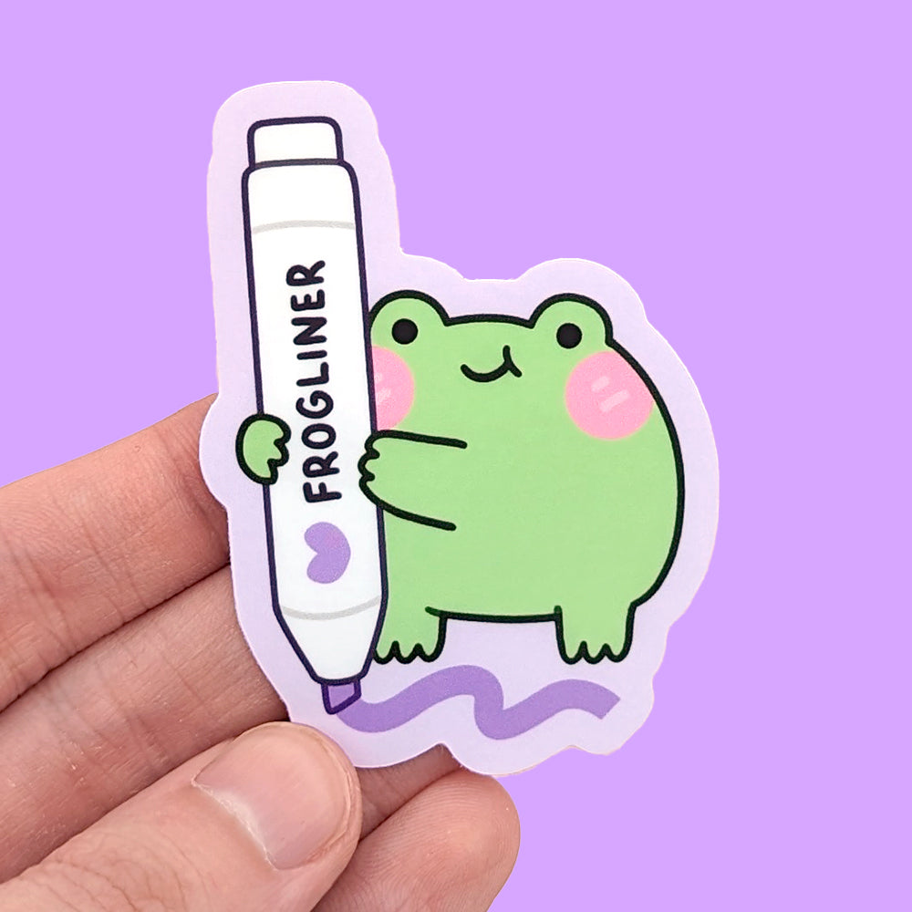 Froggy Liner Sticker