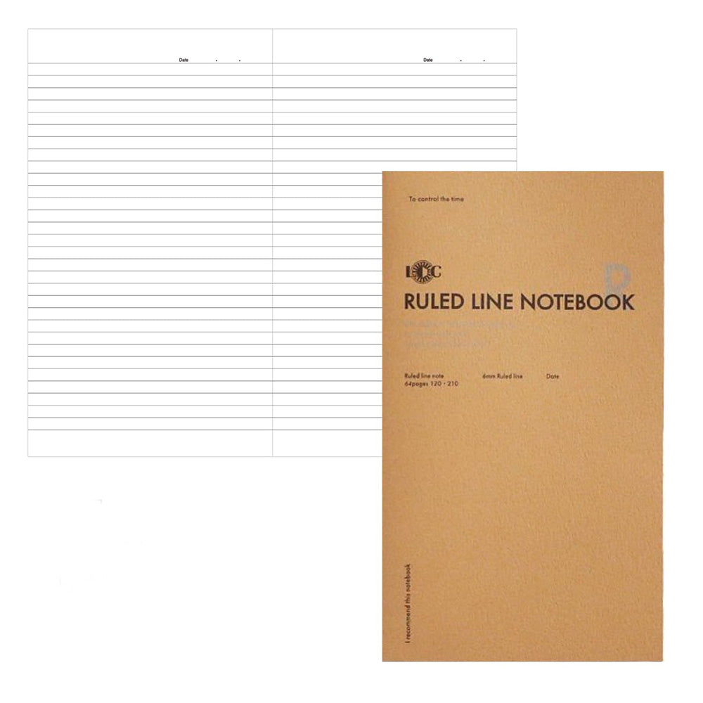 Luddite Ruled Line Notebook