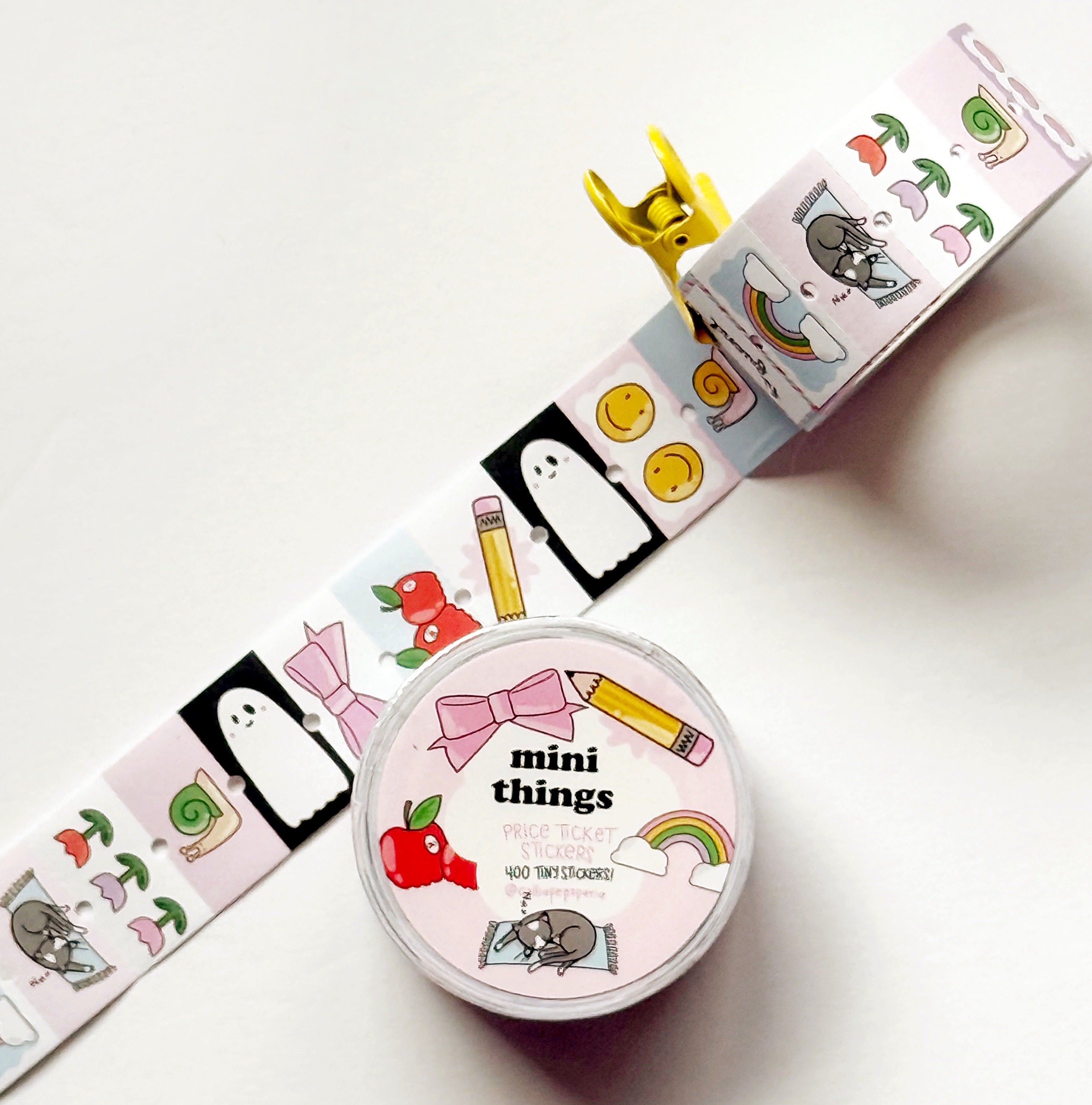 Mini Things Price Ticket Sticker Roll