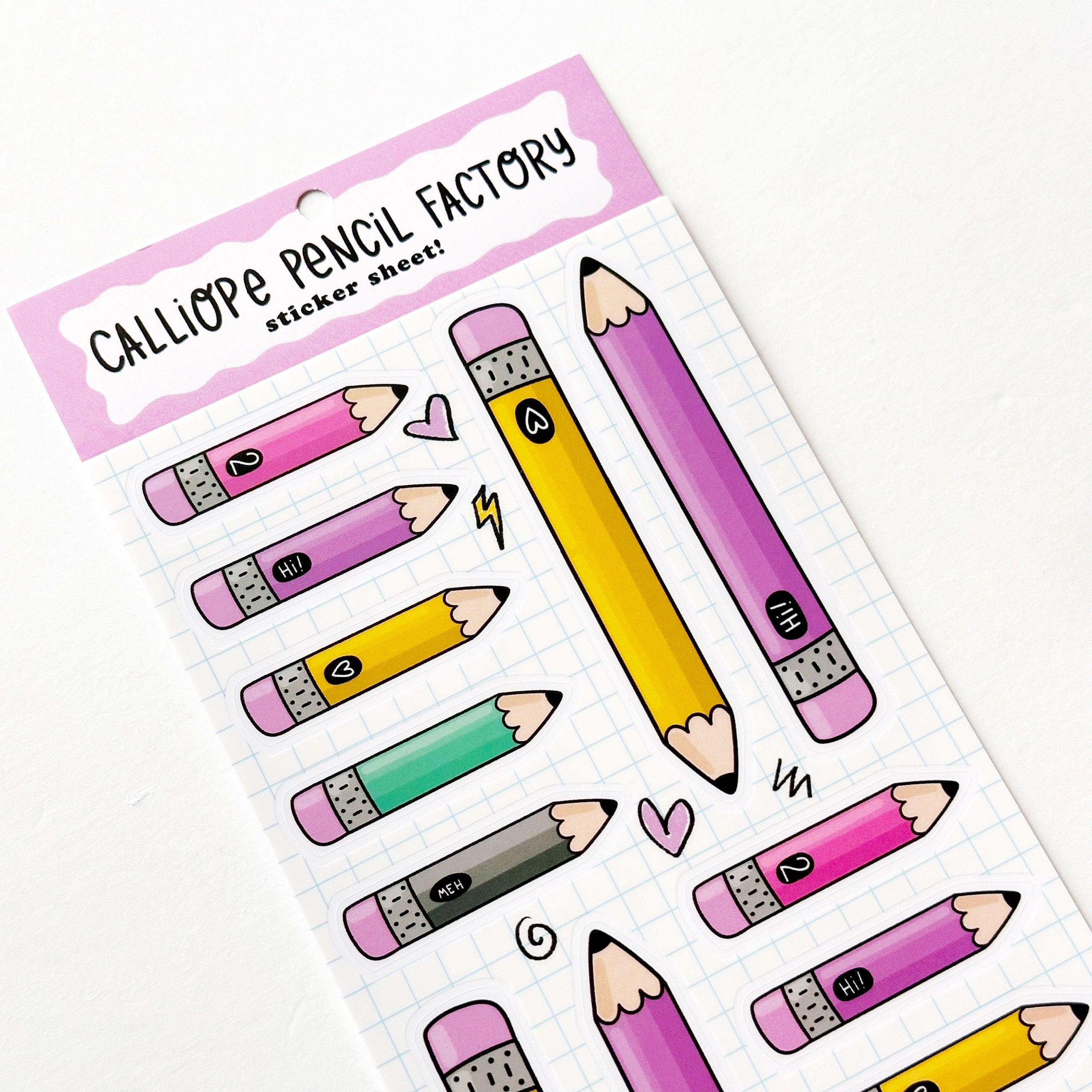 Li'l Pencils Sticker Sheet