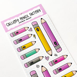 Li'l Pencils Sticker Sheet