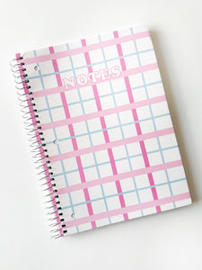 Spiral Notebook - Clueless Plaid