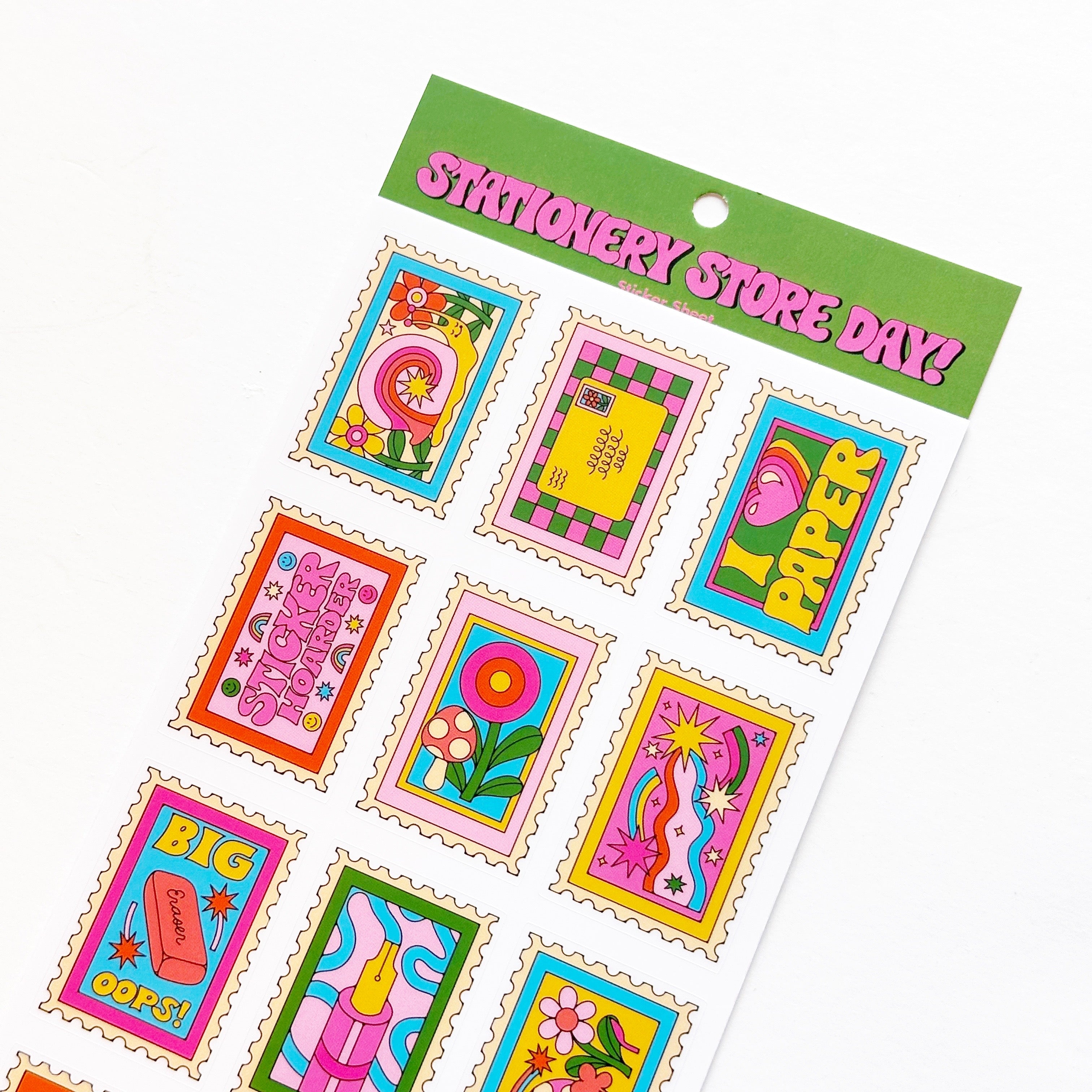 Stamps Clear Sticker Sheet