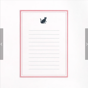 Black Cat Letter Set