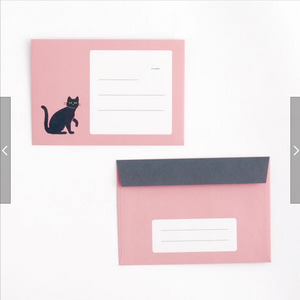 Black Cat Letter Set