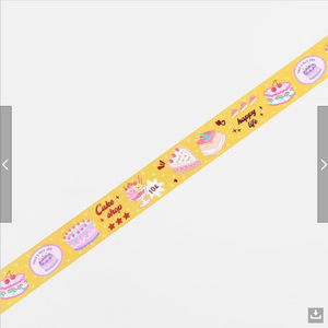 Yellow Cake Wide Washi Tape