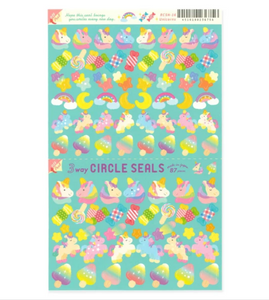 Unicorn Shareable Sticker Sheet