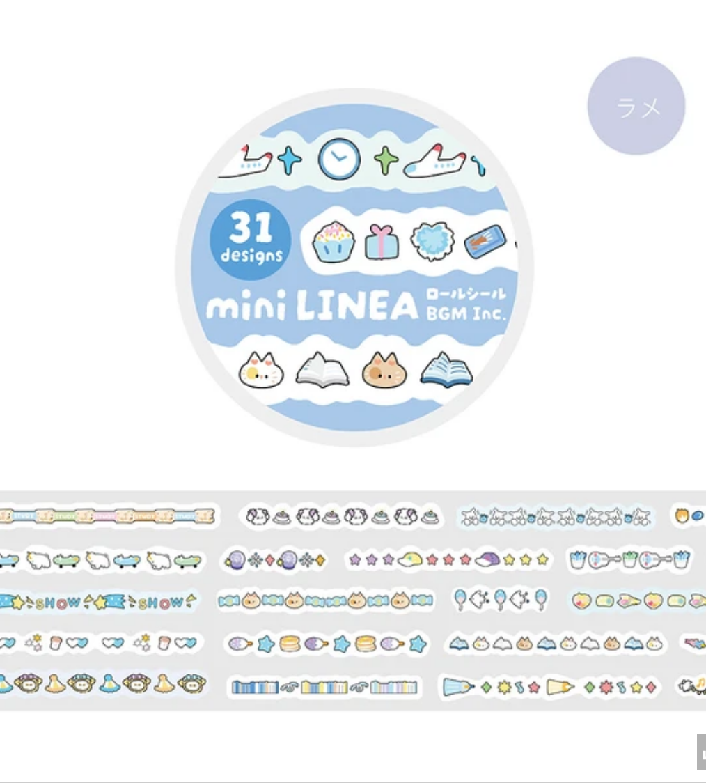 Bitty Blue Sticker Roll – Calliope Paperie