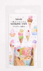 Ice Cream Parlor Sticker Washi Tape