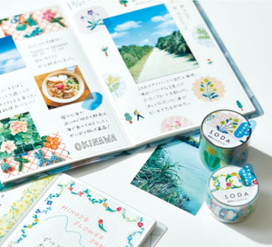 Watercolor Drops Clear Sticker Washi Tape