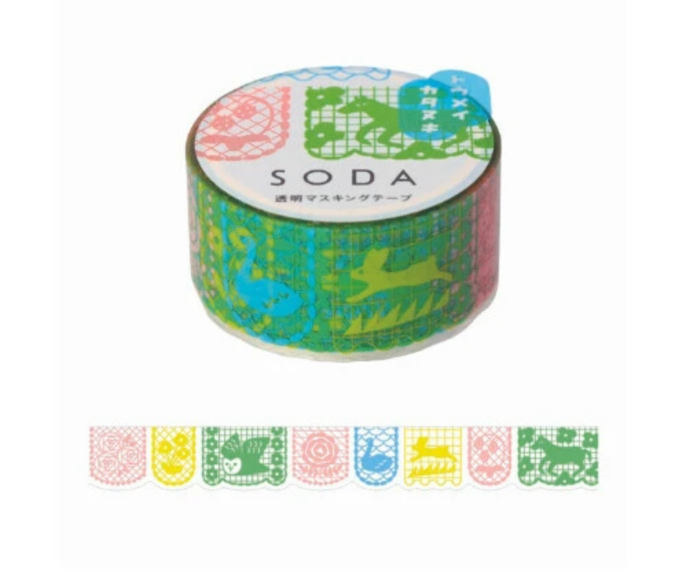 Papercut Die-Cut Clear Washi Tape