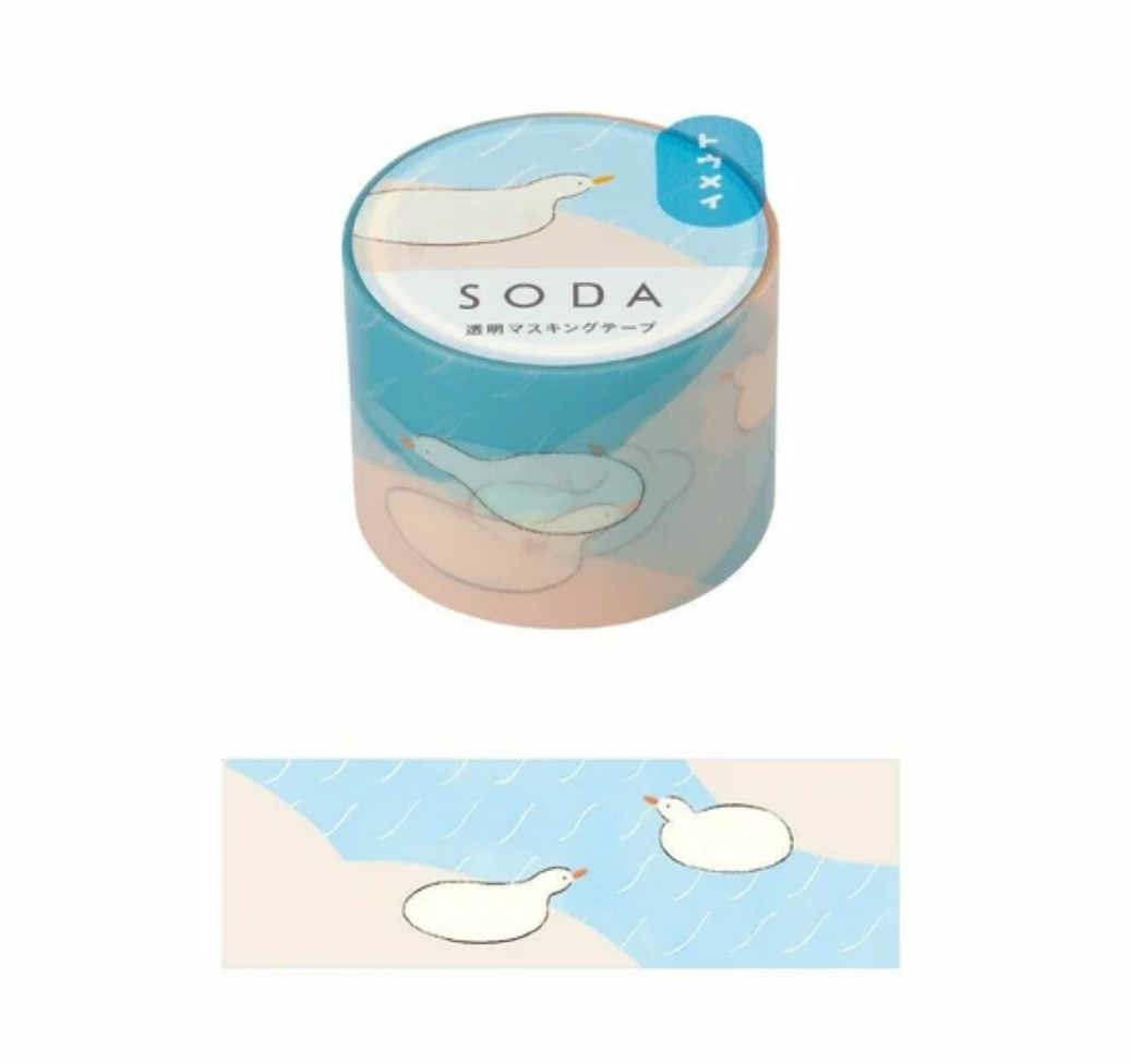 Water Geese Clear Washi Tape