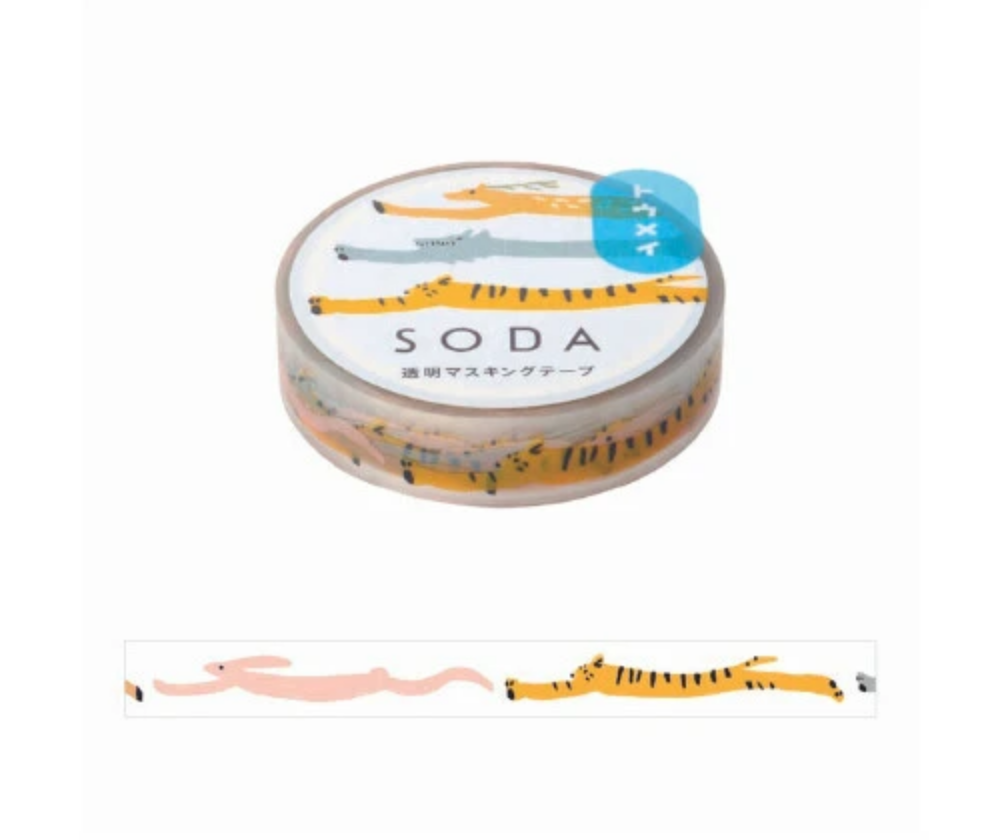 Playing Tag Clear Washi Tape