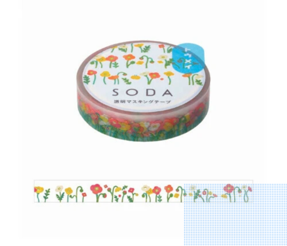 Poppy Clear Washi Tape