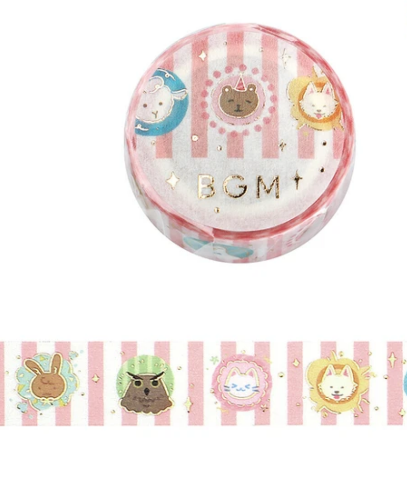 Animal Cameos Washi Tape