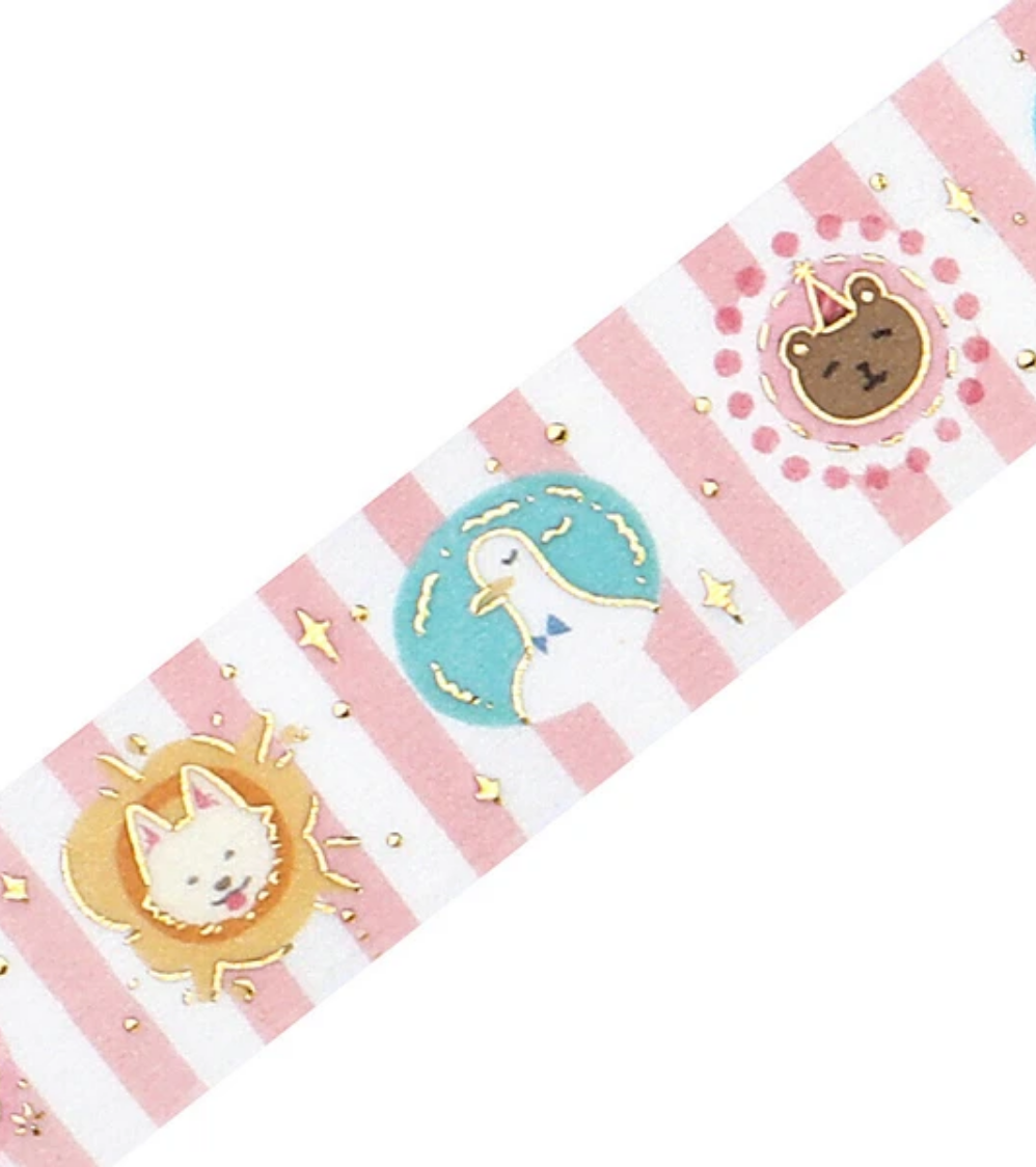 Animal Cameos Washi Tape