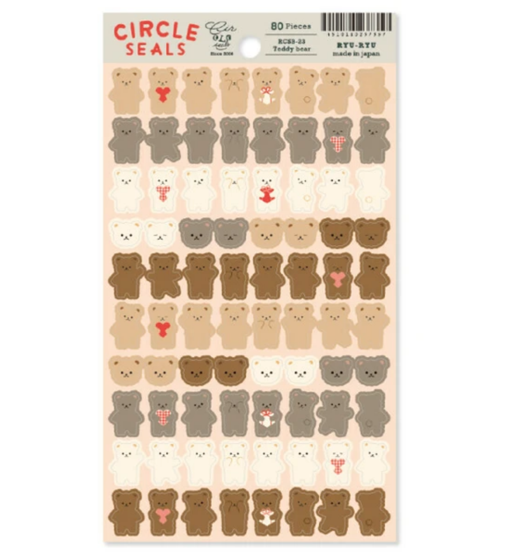 Teddy Bears Sticker Sheet