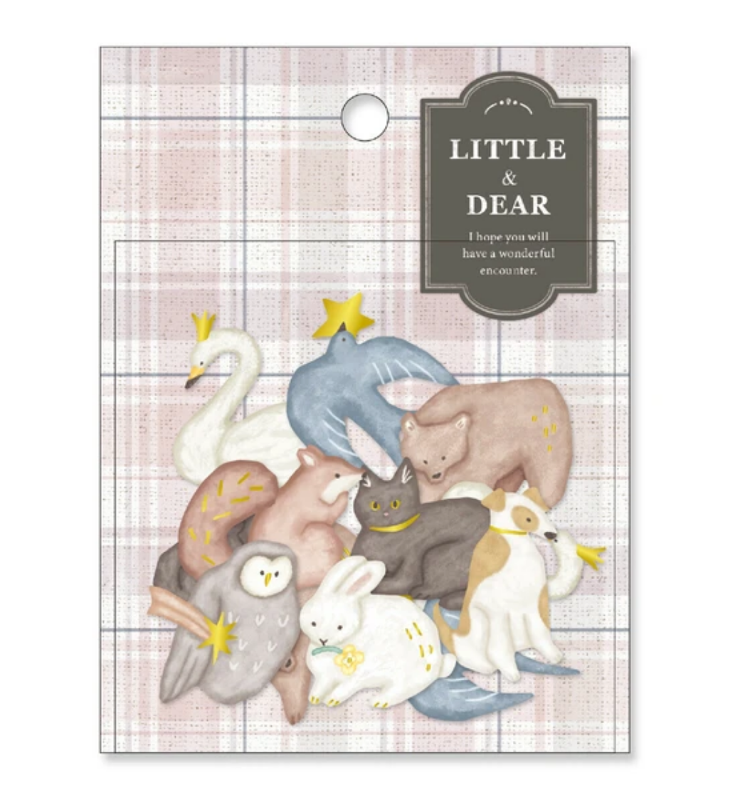Little & Dear Animal Sticker Flakes