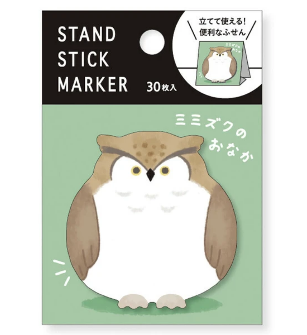 Owl Die-Cut Sticky Notes