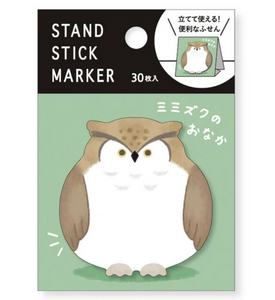 Owl Die-Cut Sticky Notes