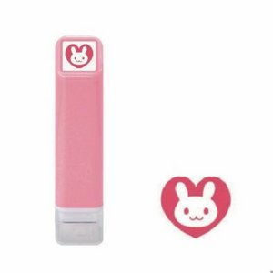 Mini Rabbit Heart Stamp