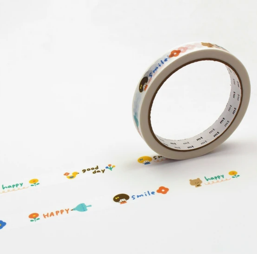 Kitera Kamoi Smile Large Core Washi Tape