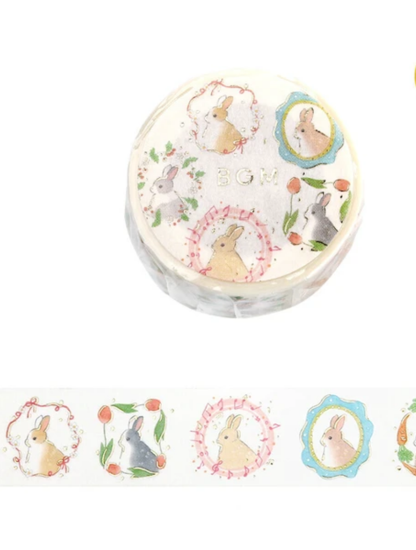 Rabbit Frames Washi Tape