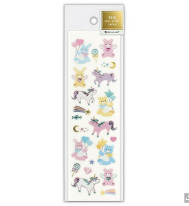 Unicorn Party Gem Sticker Sheet